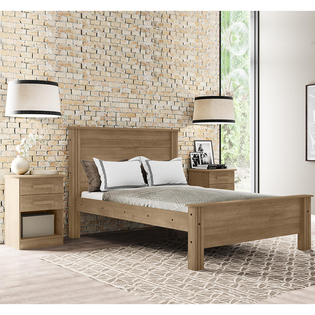 Cama de Casal 100% MDF Resistente Portugal