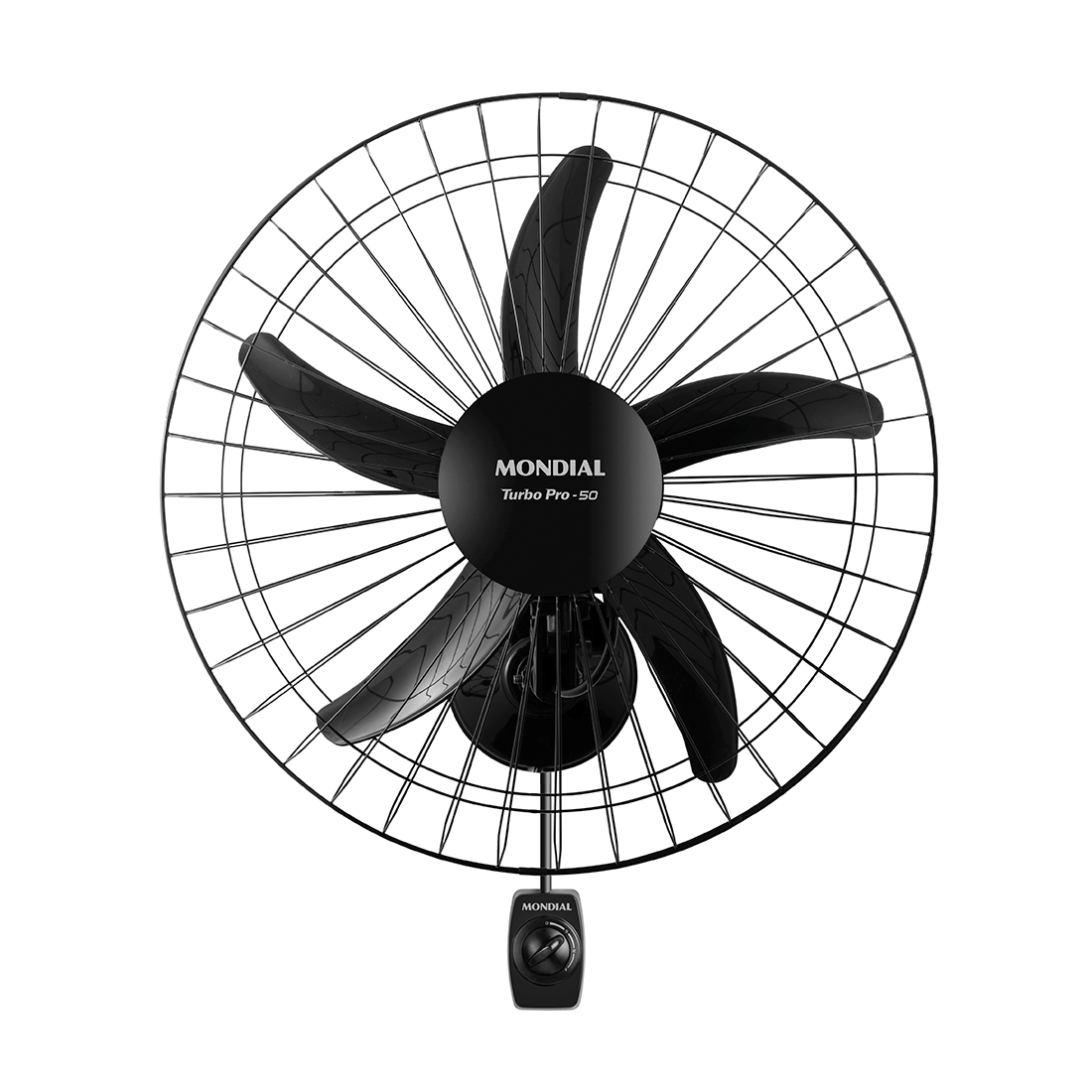 Ventilador Mondial de Parede 5 Pás 3 Velocidades 50cm NVPPRO50