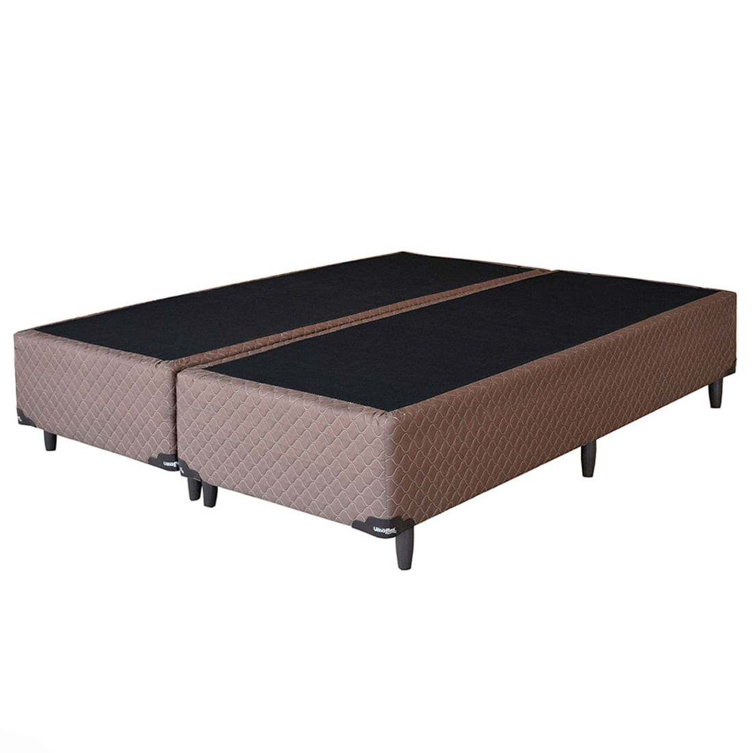 Cama Box Base Sommier Umaflex Queen Size Bipartido Resistente Lisboa 42x158x198cm
