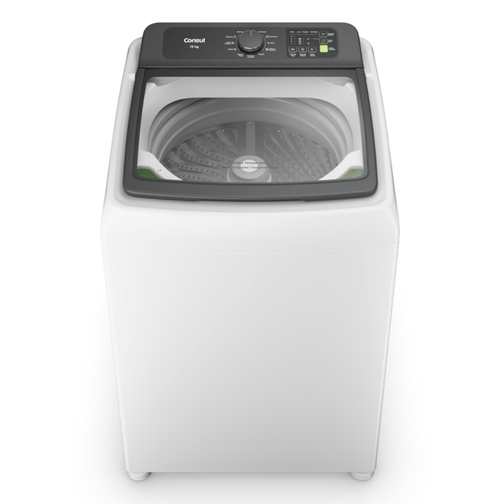 Máquina de Lavar Consul 15 kg Branca com Modo Eco - CWN15AB